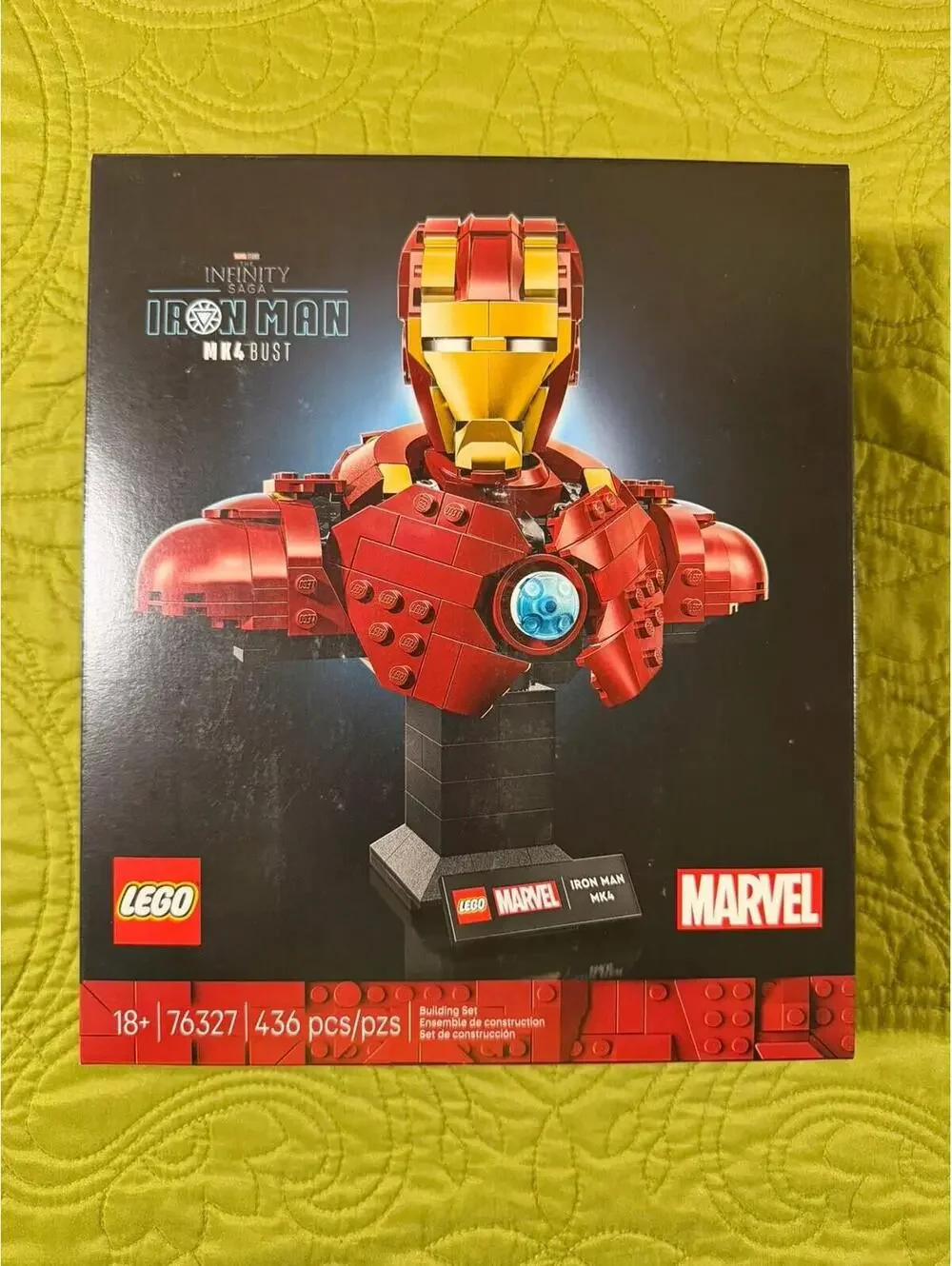 LEGO Iron Man MK4 Bust (Set 76327) — Brand New Sealed